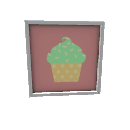 TS4 Cupcake painting - pink