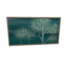 TS4 Trees painting - teal