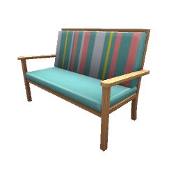 TS4 Bench - striped