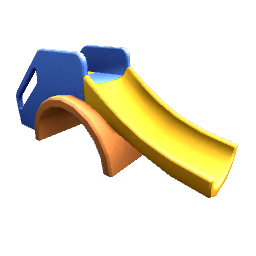 TS4 Toddler slide - blue and yellow