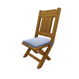TS4 Foldable outdoor chair -blue