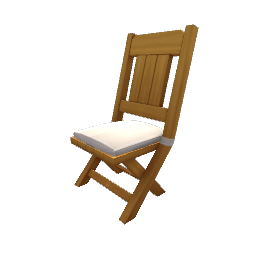 TS4 Foldable outdoor chair - white