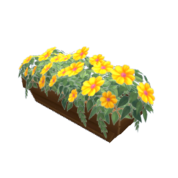 TS4 Wall flowers - yellow