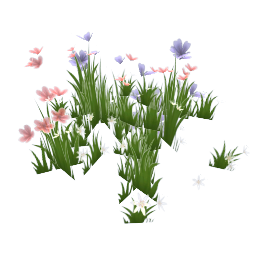 TS4 Pink, purple and white flowers