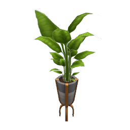 TS4 Tall plant - gray pot
