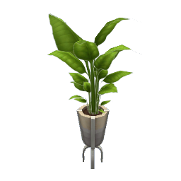 TS4 Tall plant - light pot