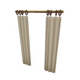 TS4 Narrow curtain - beige