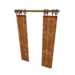 TS4 Narrow curtain - orange