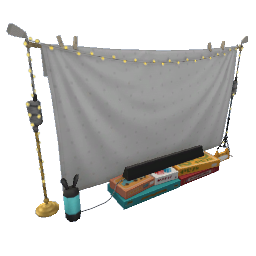 TS4 Homemade outdoor projection screen