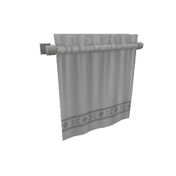 TS4 Runner curtain - white