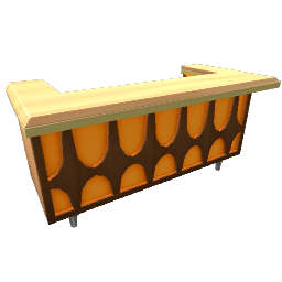 TS4 Bar with orange accents