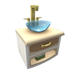 TS4 Sink with wood accents