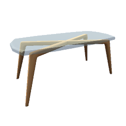 TS4 Glass dining table