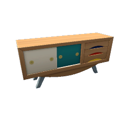 TS4 Console table with colorful accents