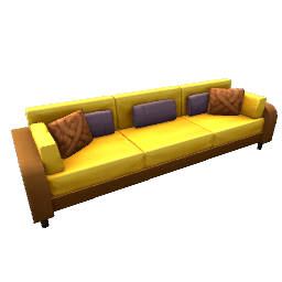 TS4 Couch - yellow