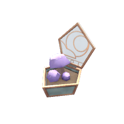 TS4 Tiny mushrooms decor - purple
