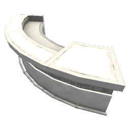 TS4 Rounded island counter