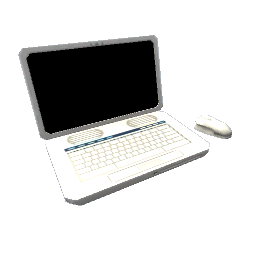 TS4 Laptop - white