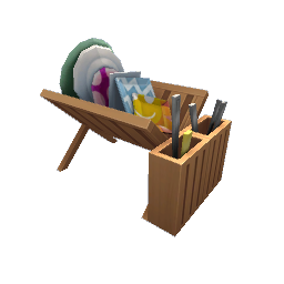TS4 Drying rack - light wood