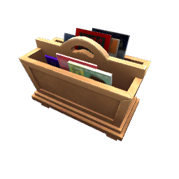 TS4 Magazine rack - light brown