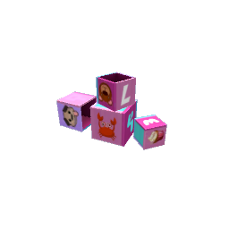 TS4 Toy blocks - pink