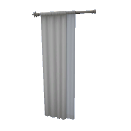TS4 Left curtain - white