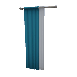 TS4 Left curtain - blue