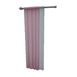 TS4 Left curtain - pink