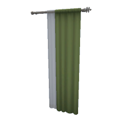 TS4 Right curtain - green