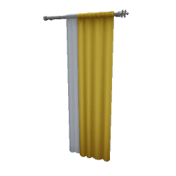 TS4 Right curtain - yellow