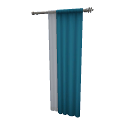 TS4 Right curtain - blue