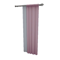 TS4 Right curtain - pink