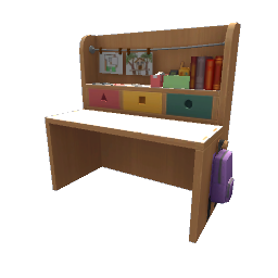 TS4 Kids desk - light wood