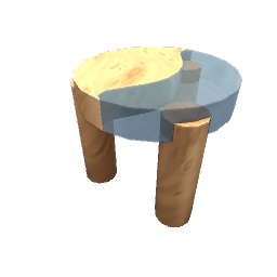 TS4 Accent table - light wood