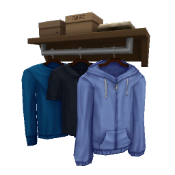 TS4 Men's clothing rack