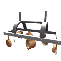 TS4 Hanging pots and pans - silver