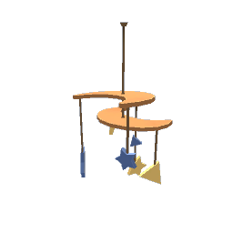 TS4 Hanging stars - blue and yellow