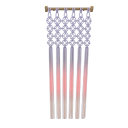 TS4 String curtain - blue and pink