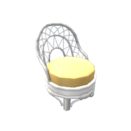 TS4 Wicker armchair - yellow
