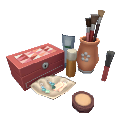 TS4 Beuty clutter - pink and orange