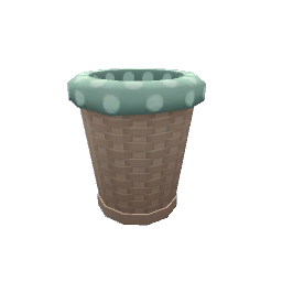 TS4 Cute trash bin - teal