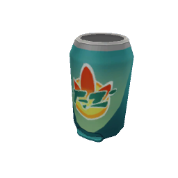 TS4 Soda trash can - blue