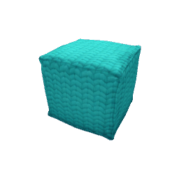 TS4 Weaved pouf - teal