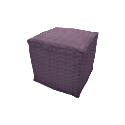 TS4 Weaved pouf - purple