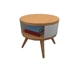 TS4 Bedside table with books