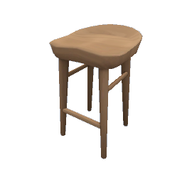 TS4 Bar chair - medium light wood