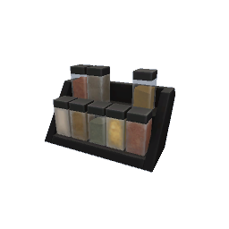 TS4 Spice rack - black