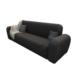 TS4 Soft couch - black