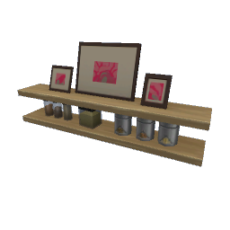 TS4 Kitchen wall decor - light wood