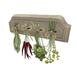 TS4 Small herb rack - light wood